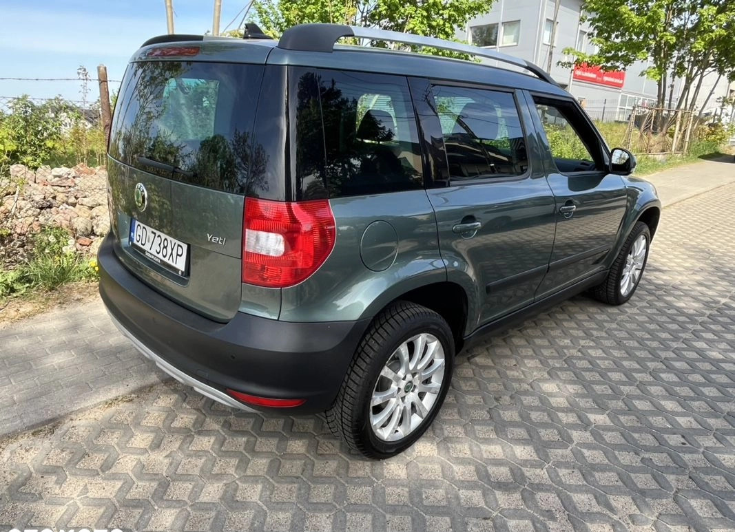 Skoda Yeti cena 24900 przebieg: 153000, rok produkcji 2012 z Gdańsk małe 137